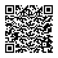 QR Code สำหรับหมายเลขโทรศัพท์ +12074428185