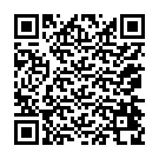 電話番号のQRコード +12074428538