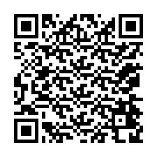 QR-Code für Telefonnummer +12074428539