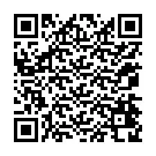 Codice QR per il numero di telefono +12074428540