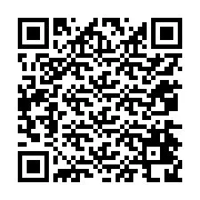 QR-код для номера телефона +12074428542