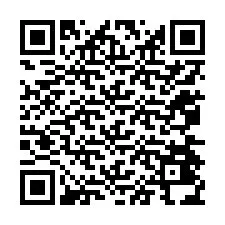 Código QR para número de teléfono +12074434322