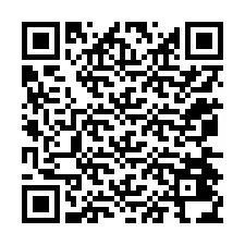 Código QR para número de teléfono +12074434324