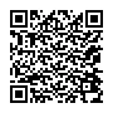 Código QR para número de teléfono +12074434325