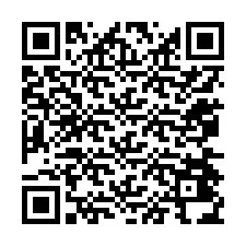 QR-koodi puhelinnumerolle +12074434326