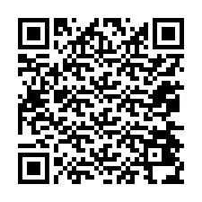 QR Code สำหรับหมายเลขโทรศัพท์ +12074434327