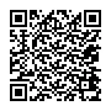 Código QR para número de telefone +12074435897