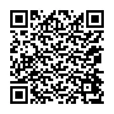 Código QR para número de teléfono +12074477664