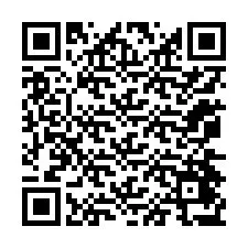 QR-код для номера телефона +12074477665