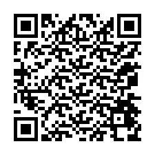 Kod QR dla numeru telefonu +12074478754