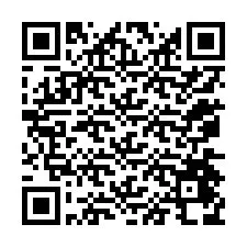Codice QR per il numero di telefono +12074478758