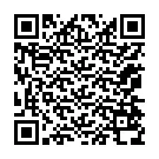 QR-Code für Telefonnummer +12074538475