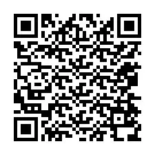 QR-koodi puhelinnumerolle +12074538476