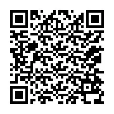 Código QR para número de teléfono +12074538479