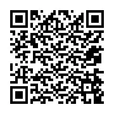 Código QR para número de teléfono +12074549407