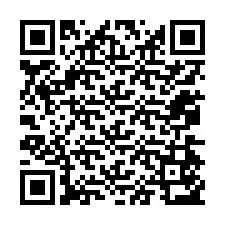 Código QR para número de teléfono +12074553057