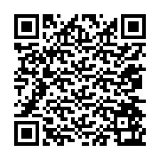 QR Code สำหรับหมายเลขโทรศัพท์ +12074563796