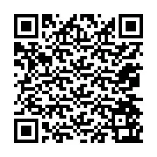 QR kód a telefonszámhoz +12074563797