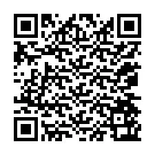 QR Code สำหรับหมายเลขโทรศัพท์ +12074563798