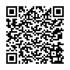 Kode QR untuk nomor Telepon +12074563804