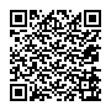 Código QR para número de telefone +12074563807