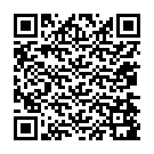 Código QR para número de teléfono +12074581116