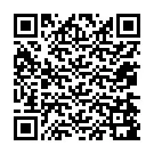 Código QR para número de teléfono +12074581117