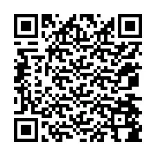 Código QR para número de teléfono +12074584380