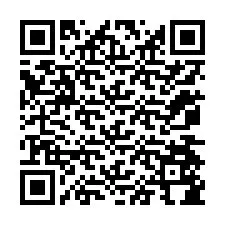 QR-koodi puhelinnumerolle +12074584381