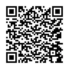 QR код за телефонен номер +12074584388