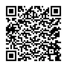 Codice QR per il numero di telefono +12074588619