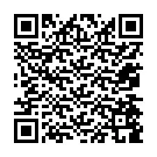 Codice QR per il numero di telefono +12074589987