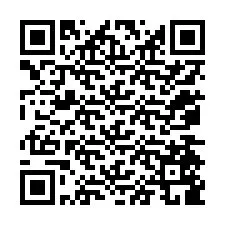 Código QR para número de teléfono +12074589988