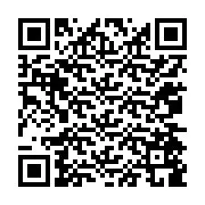 QR Code สำหรับหมายเลขโทรศัพท์ +12074589992