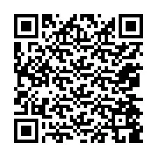 QR-code voor telefoonnummer +12074589997