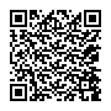 Código QR para número de teléfono +12074589999