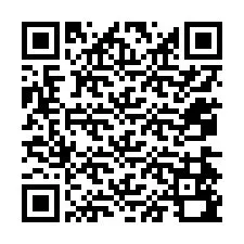 Código QR para número de teléfono +12074590003