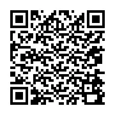 Código QR para número de teléfono +12074590812