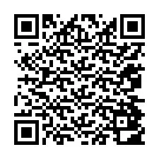 Código QR para número de teléfono +12074802692