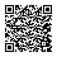 Codice QR per il numero di telefono +12074809273