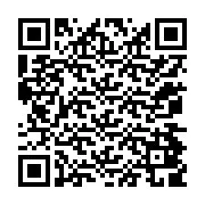 Kode QR untuk nomor Telepon +12074809284