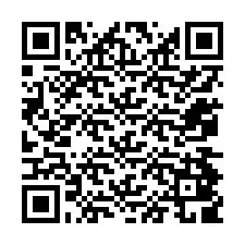 Kode QR untuk nomor Telepon +12074809287