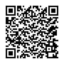 Código QR para número de teléfono +12074920059