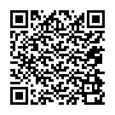 电话号码二维码 +12074920063