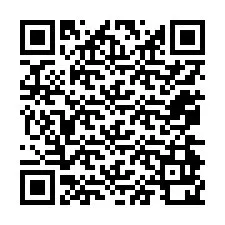 QR-Code für Telefonnummer +12074920067