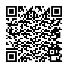 QR kód a telefonszámhoz +12074920936