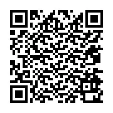 QR код за телефонен номер +12074920942