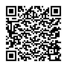 QR Code สำหรับหมายเลขโทรศัพท์ +12074920944