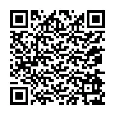 QR код за телефонен номер +12074927918