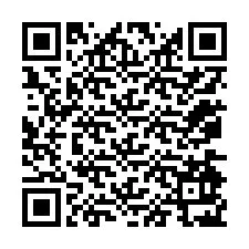 QR-koodi puhelinnumerolle +12074927919